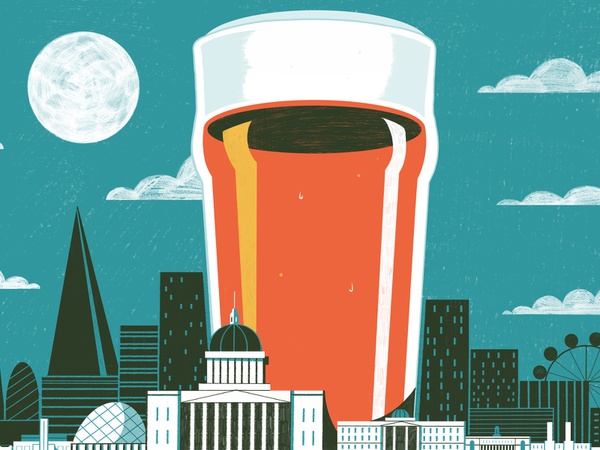 Pub Etiquette In London -  Culture Trip beverage illustration architec.jpg