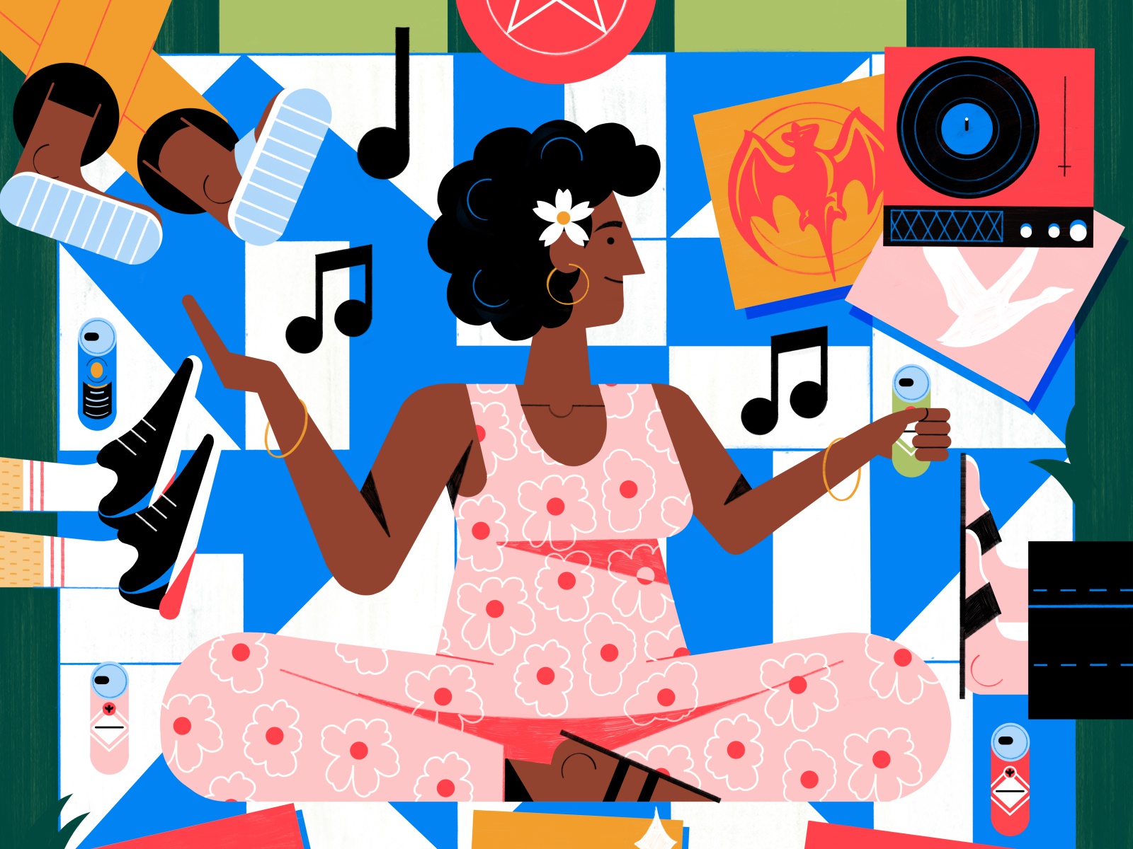 Social Illustrations - Bacardi x Design My Night bacardi drinks social.jpg