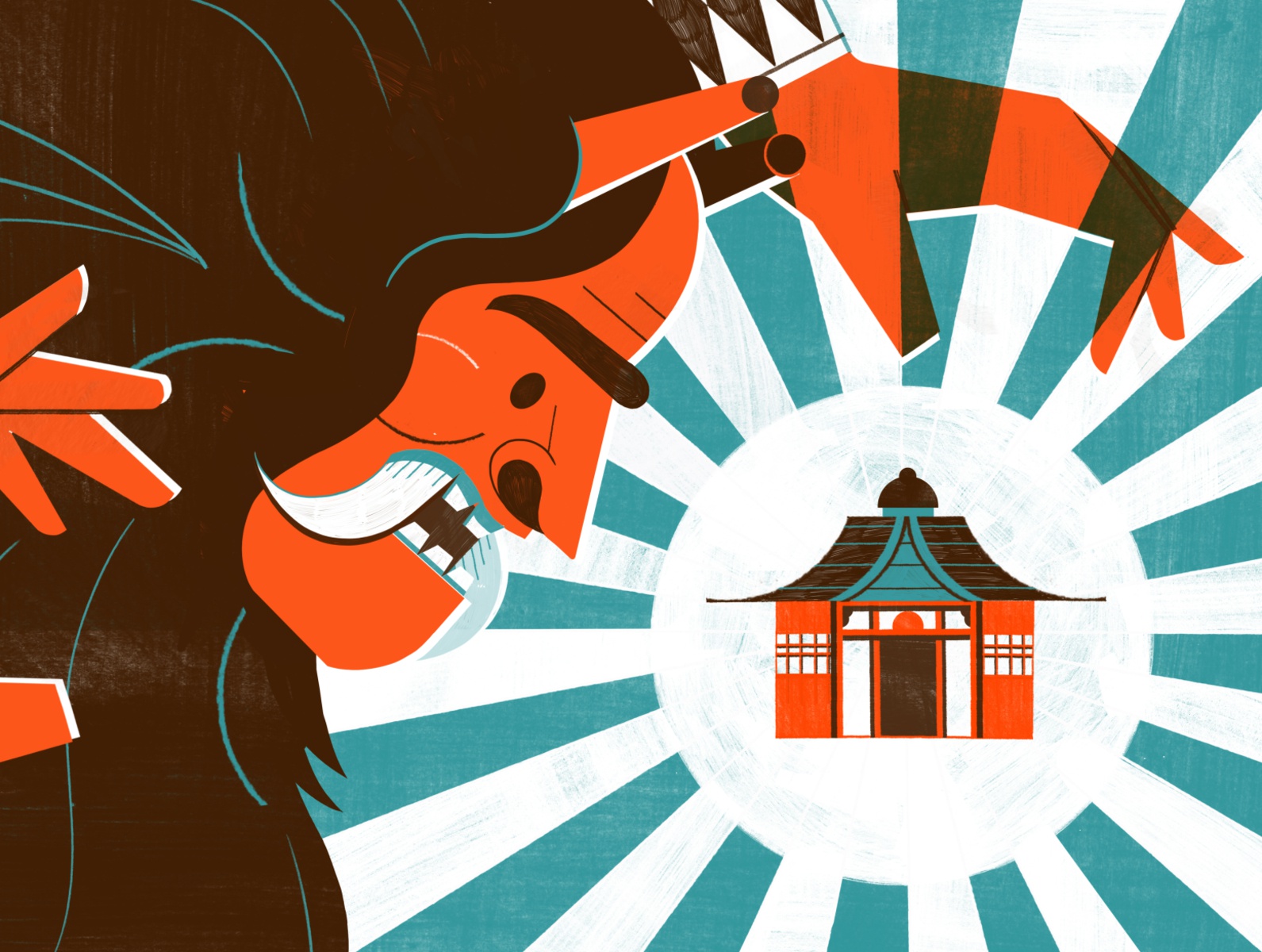 The Legend of Namahage - Culture Trip travel illustration editoral des.jpg