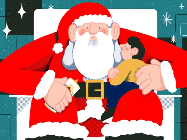 The secret life of a Santa Claus - The Guardian christmas santa food a.jpg