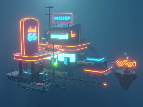 Cloud Station Animation animations motion design motion dieselpunk cyb.png