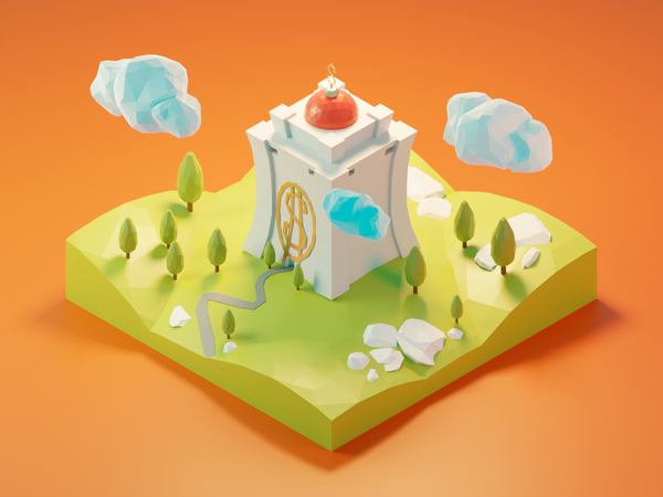 Duck Tales money bin duck tales ducktales disney fanart building lowpo.png