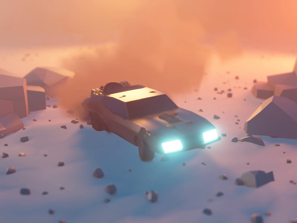 Mad Max Animation mad max motion 3danimation animation lowpolyart low.png
