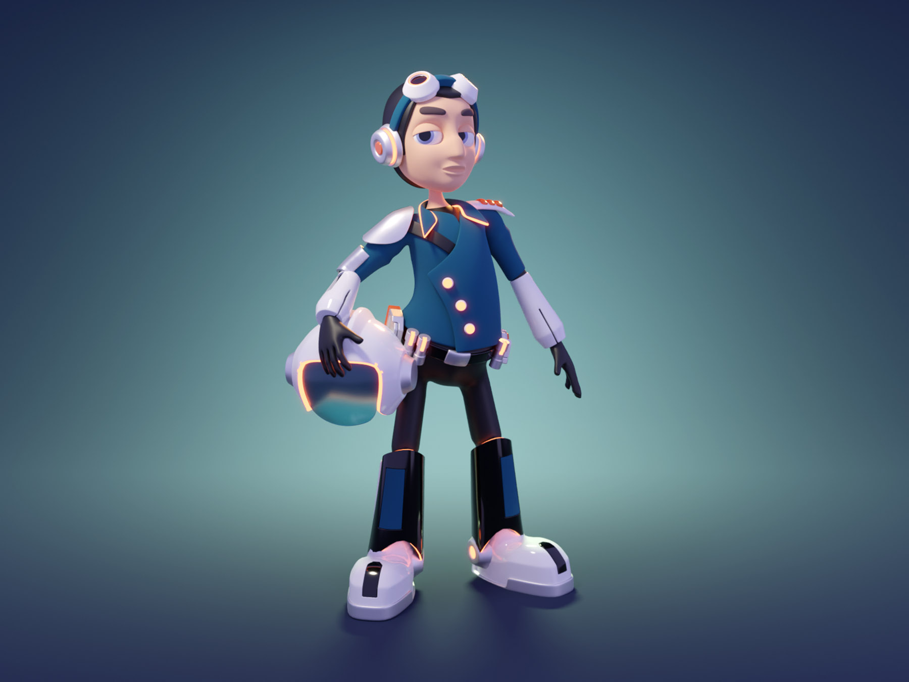 Royal Space Pilot scifi space pilot pilot character 3d character chara.jpg