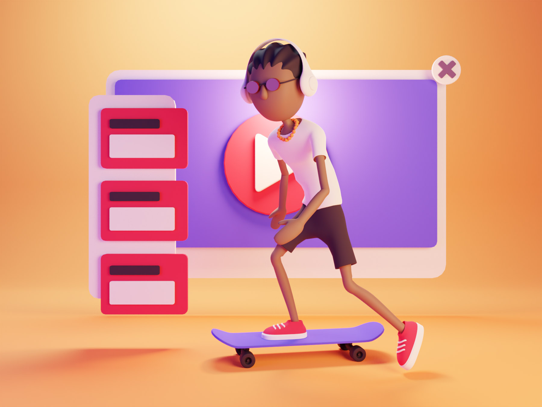 Skating Character character illustration characterdesign web illustrat.jpg
