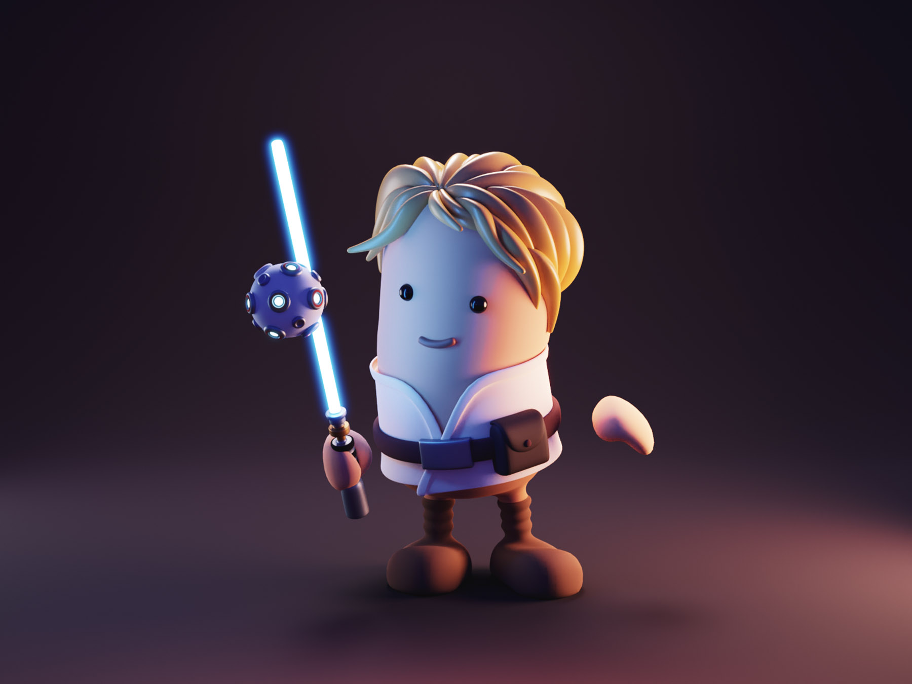 Skywalker skywalker star wars 3d character character design character.jpg