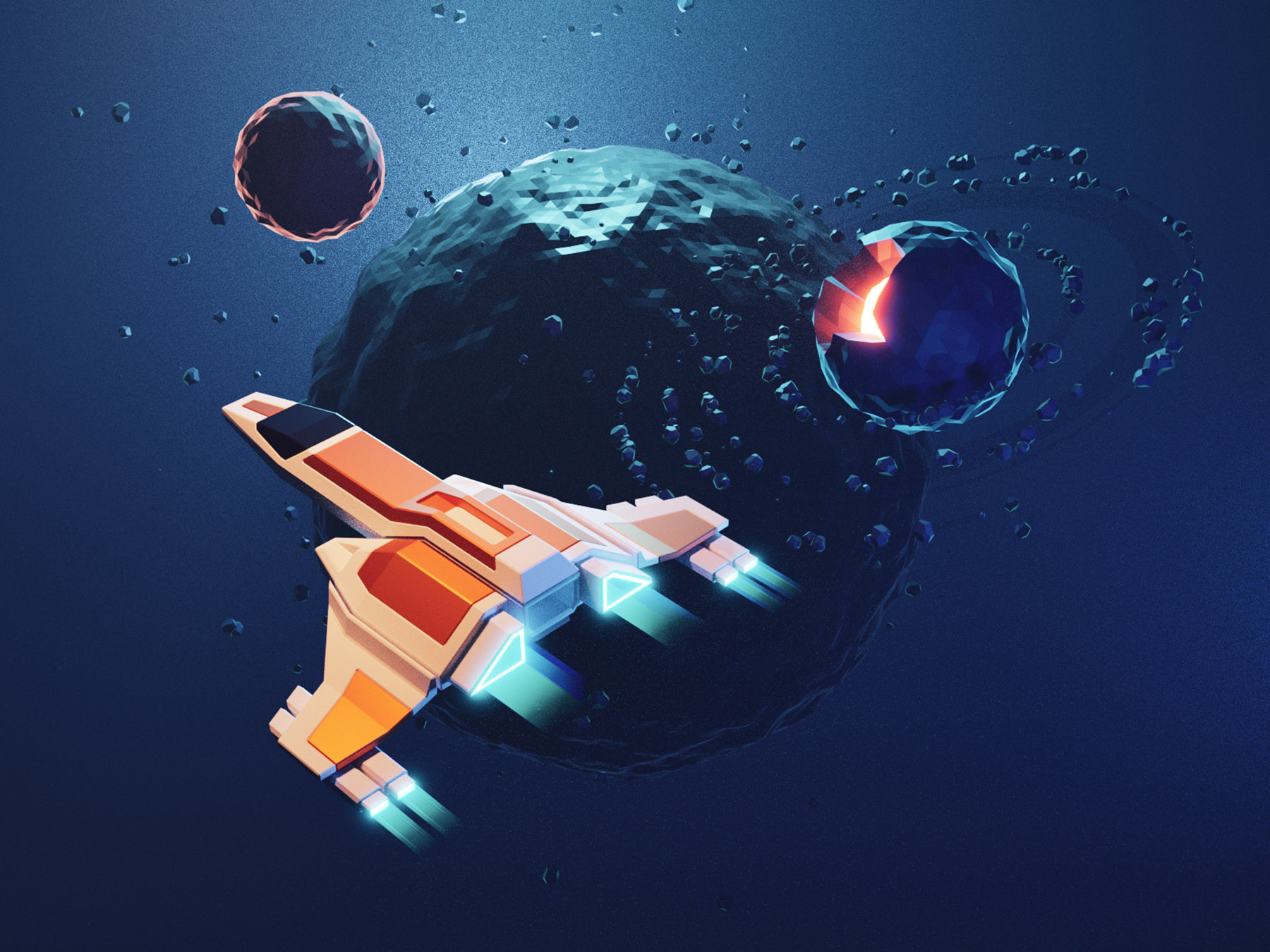 Space spaceship sci-fi space lowpolyart low poly isometric lowpoly ren.jpg