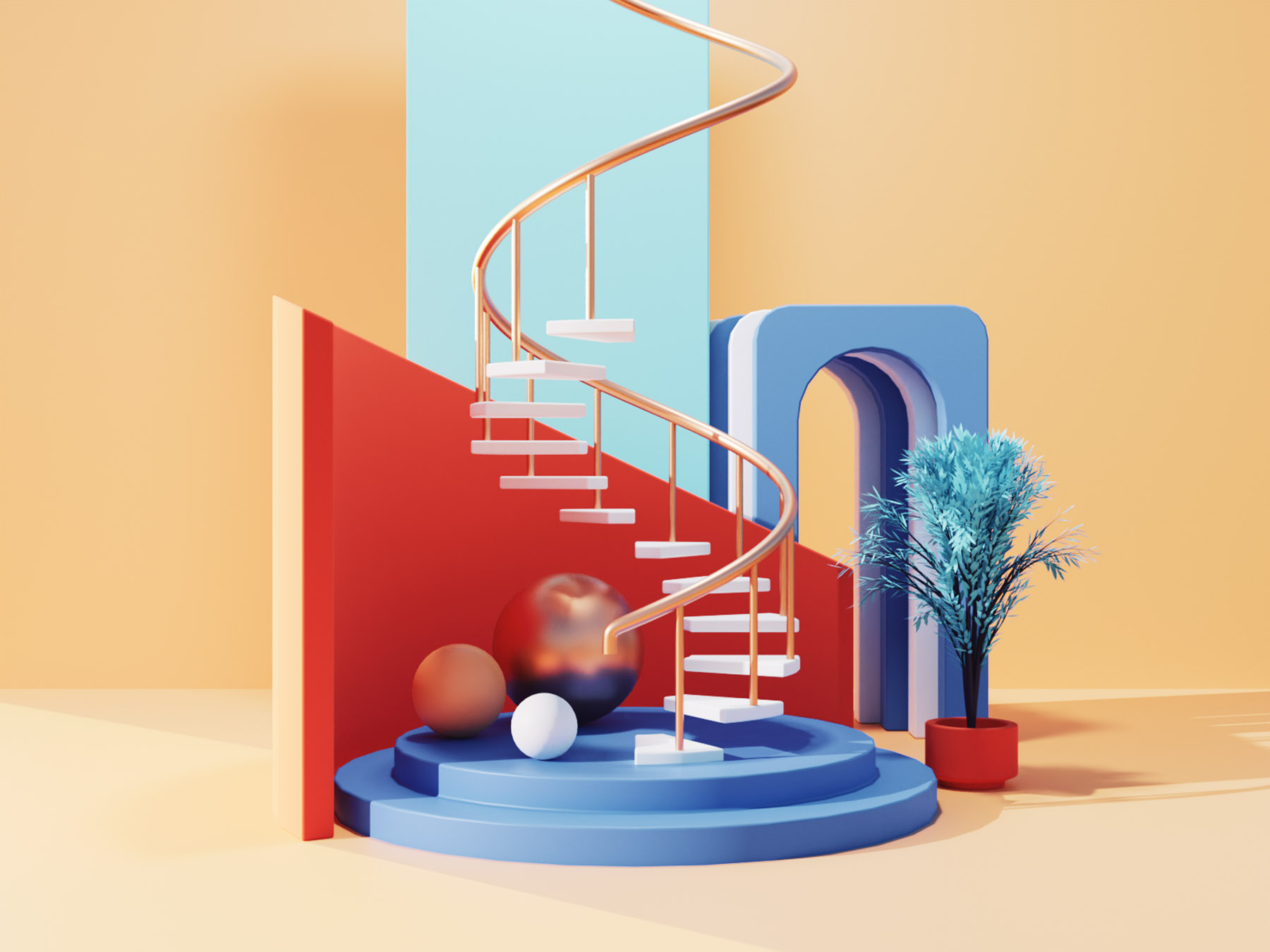 Spiral Stairs Tutorial abstract design abstract composition abstract a.jpg