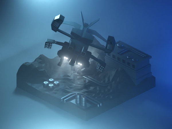 UD-4L Cheyenne Dropship dropship aliens alien space fanart lowpolyart.png