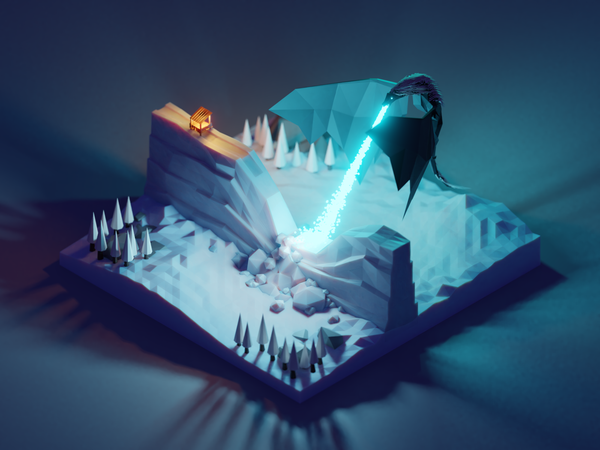 Undead Dragon Melting The Wall gameofthrones fanart season8 got game o.png