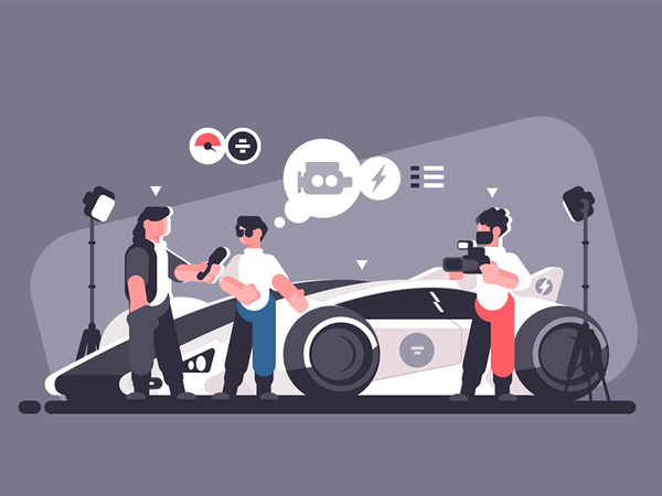 Auto review character journalist car man review auto expert interview.png
