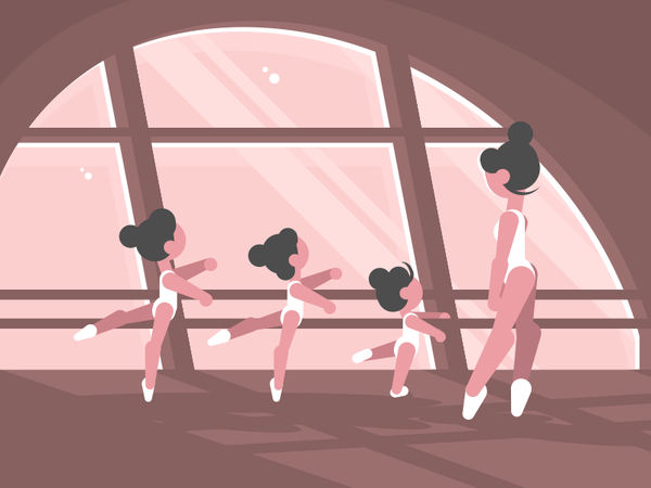 Ballet school character apprentice child exercise studio dancer baller.png