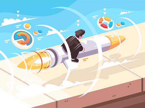Businessman flying on rocket kit8 flat vector illustration character s.png