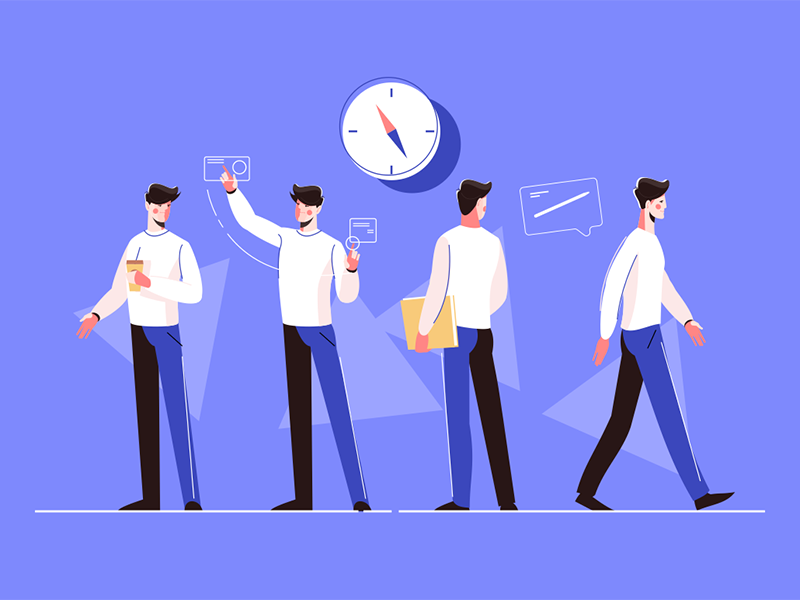 Businessman character poses kit8 flat vector illustration character st.png