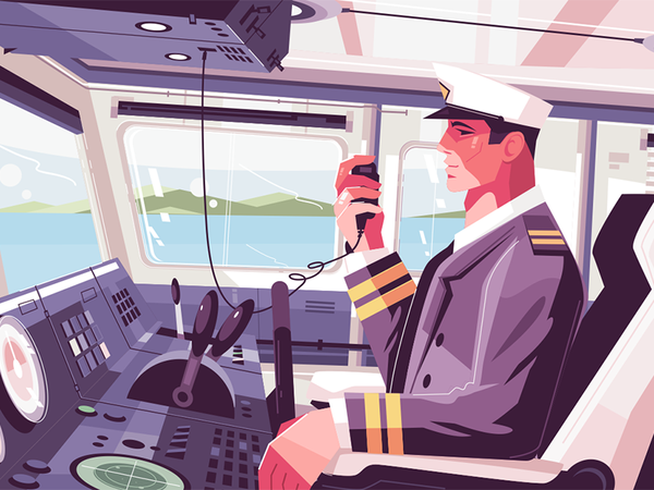 Captains cabin on ship kit8 flat vector illustration character ship ca.png