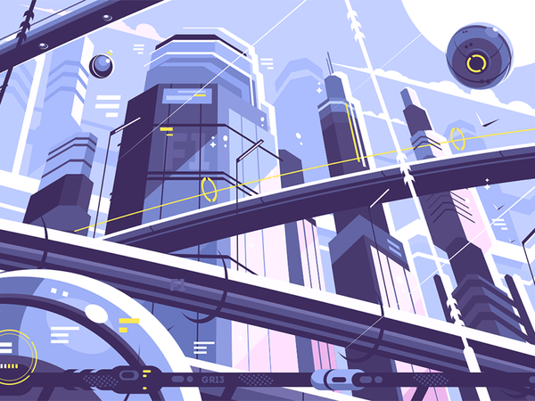 City metropolis of future hyperloop skyscrapers future metropolis city.png