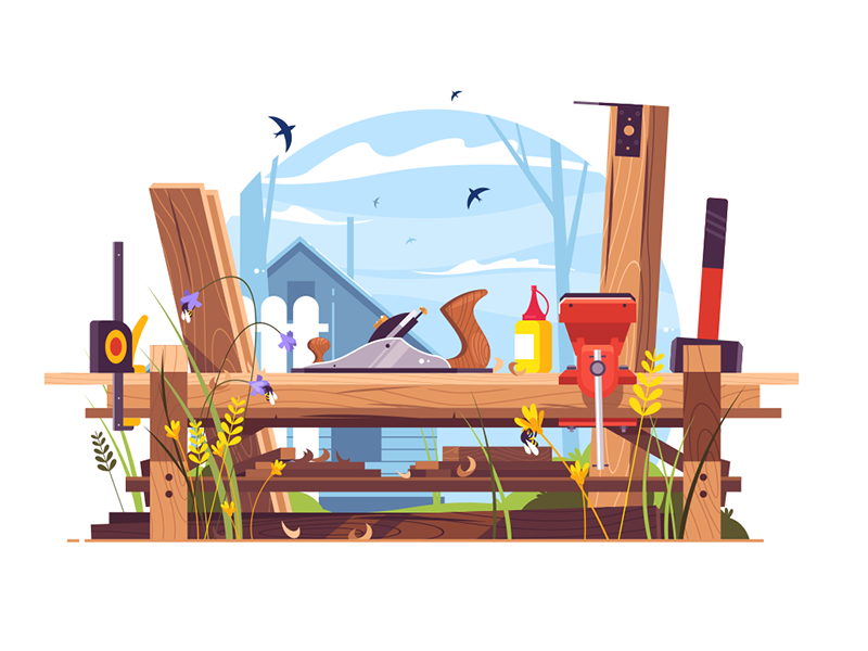Construction works in country house kit8 flat vector illustration hous.png