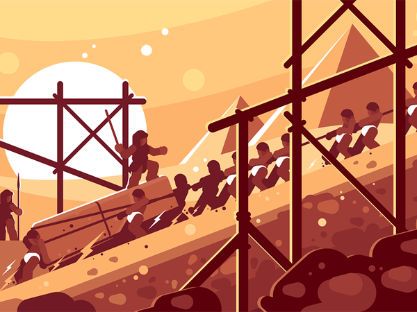 Construction of Egyptian pyramids character building block move slaves.png