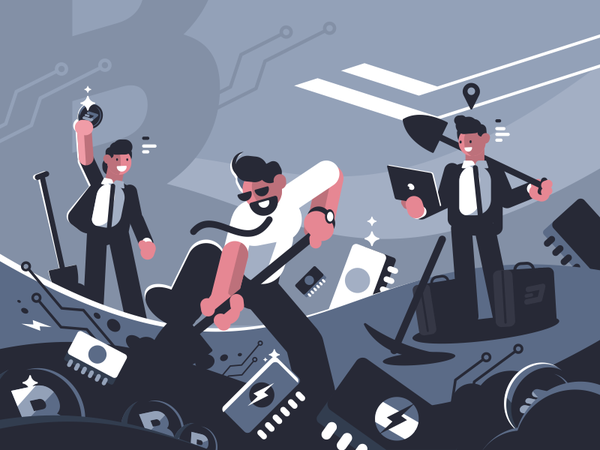 Crypto Miners miner business currency bitcoin man character illustrati.png