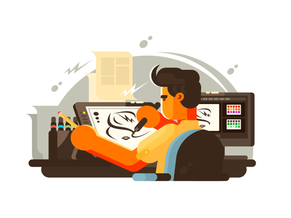 Designer illustrator workplace graphic drawing design designer illustr.png