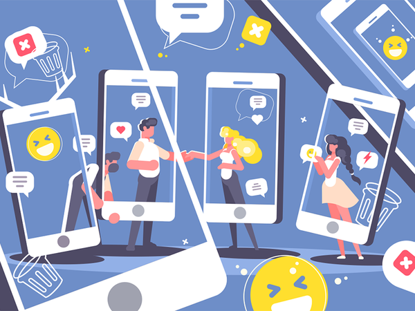 Digital mirror character message social smartphone internet network mi.png
