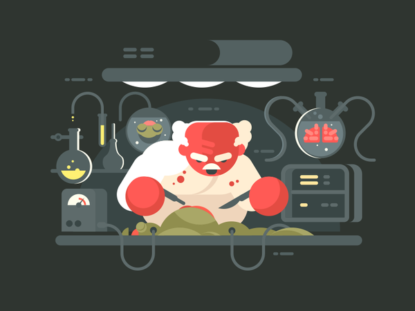 Evil professor evil alian autopsy man character science illustration v.png