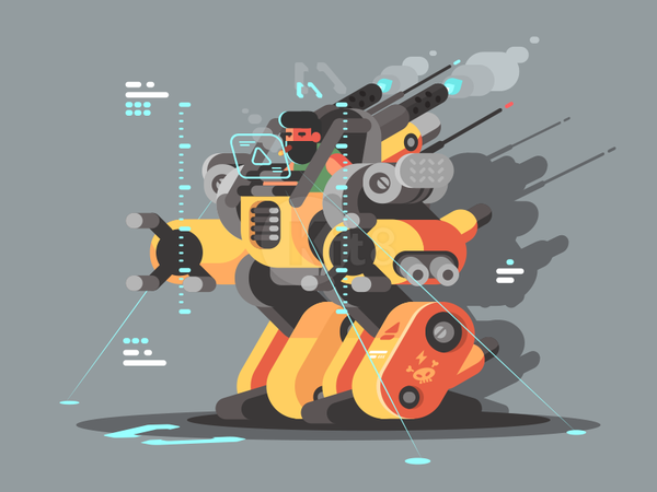 Exoskeleton character man technology robot exoskeleton illustration ve.png