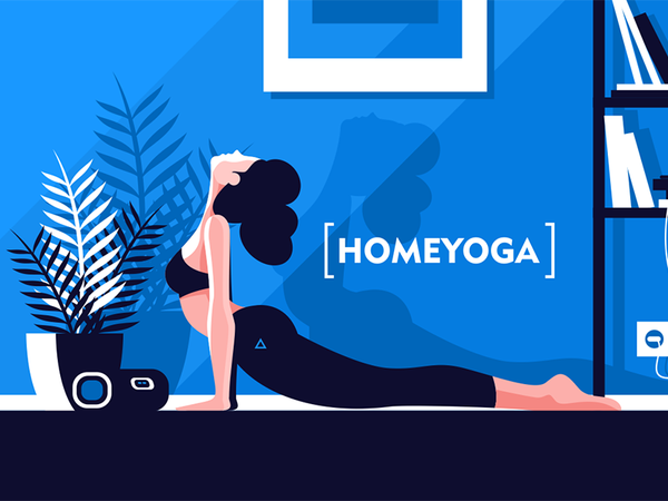 Flexible girl doing yoga at home character home yoga girl flexible bea.png