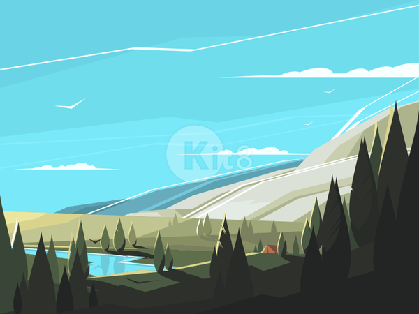 Forest Landscape summer environment outdoor wood park green tree natur.png