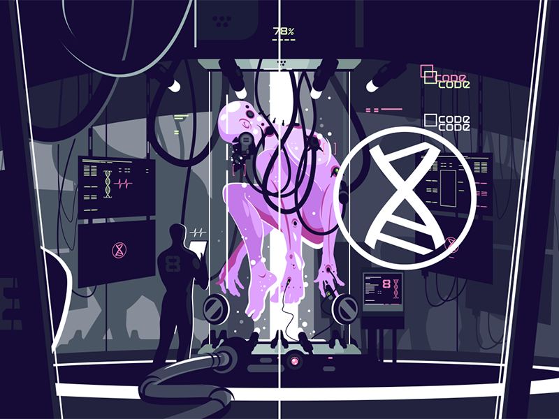 Growing giants incubator kit8 flat vector illustration character man e.png