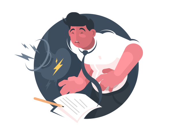 Indigestion character digestion gastric man stomachache abdominal pain.png
