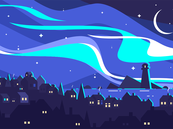 Landscape of Northern Lights beacon city port northern sky landscape l.png
