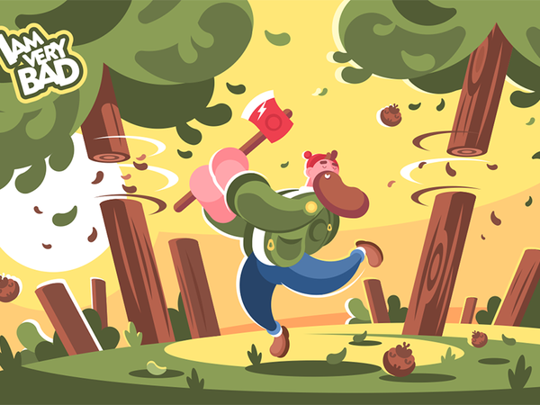 Lumberjack with ax character man bearded forest trees down cutting ax.png