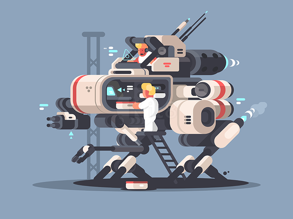 Medical exoskeleton future character medicine exoskeleton robot kit8..png