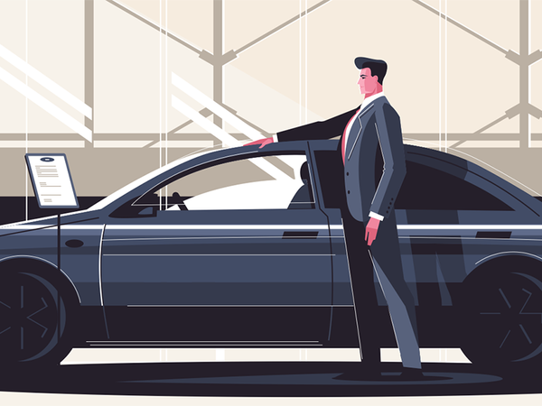 New car sale center kit8 flat vector illustration character seller man.png