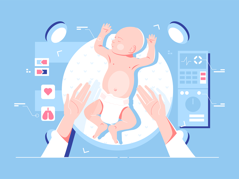 Newborn child kit8 flat vector illustration character child newborn en.png