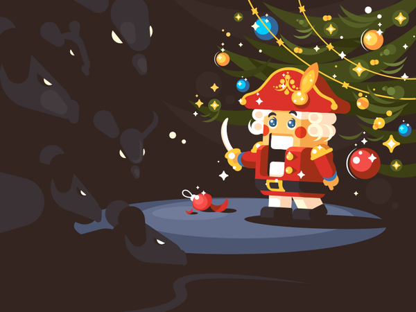 Nutcracker tree new year xmas chrstmas nutcracker character illustrati.png