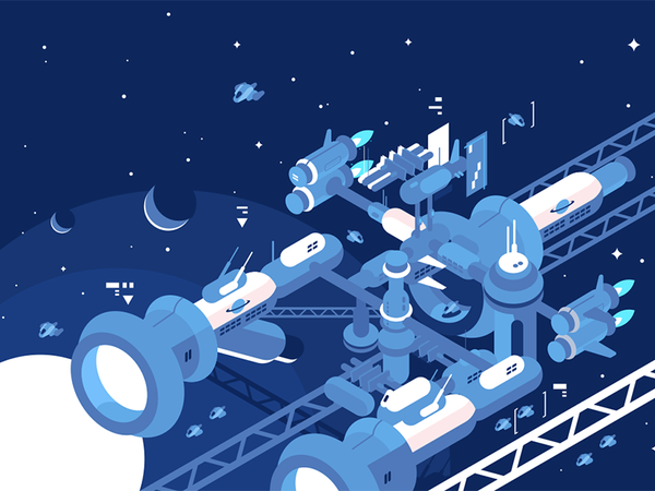 Orbital stations orbiting moon space cosmos spaceship planet moon stat.png