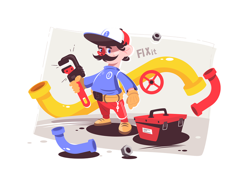 Plumber master in uniform kit8 flat vector illustration character man.png