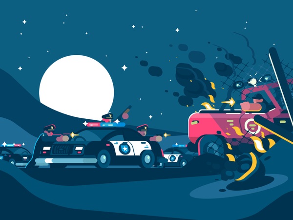 Police Detention character gun shooting cop criminal patrol arrest pol.png