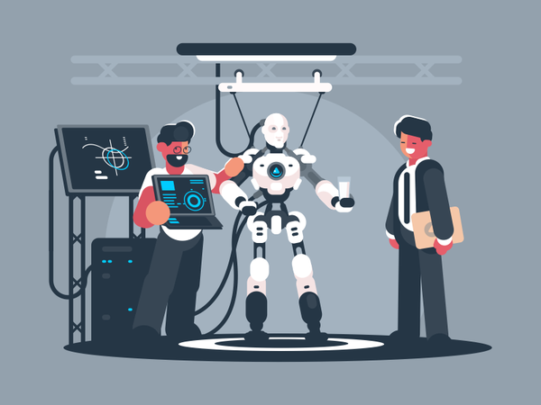 Presentation Robot character cyborg engineer technology presentation r.png