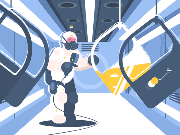 Professional car painting process character suit protective service au.png
