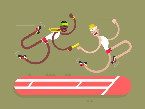 Relay athletics character team stadium run athlete sport athletics rel.png