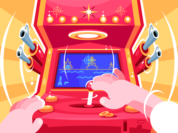Sea battle arcade video game character machine slot game video arcade.png