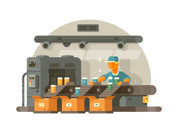Sorting factory manufacturing line industrial worker industry factory.png