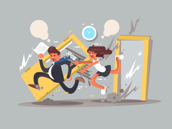 To be first winner rivalry first running man woman success win illustr.png