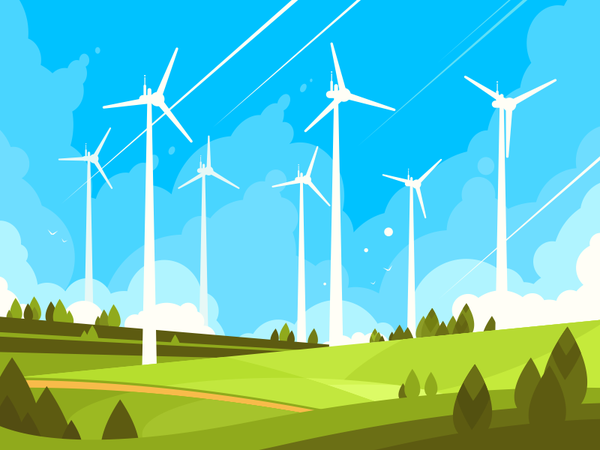 Windmills ecology field turbine wind environment energy electricity wi.png