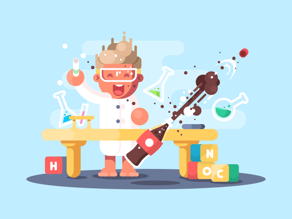 Young chemist chemistry cartoon science young experiment scientist che.png