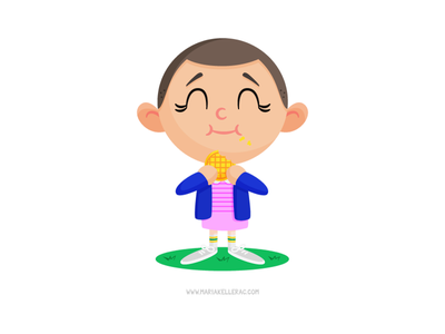 11 eleven eggos cartoon mexico illustration netflix stranger things 11.png