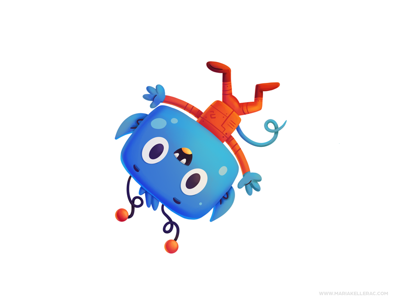Alien space alien ilustracion character cartoon cute characters kidlit.png